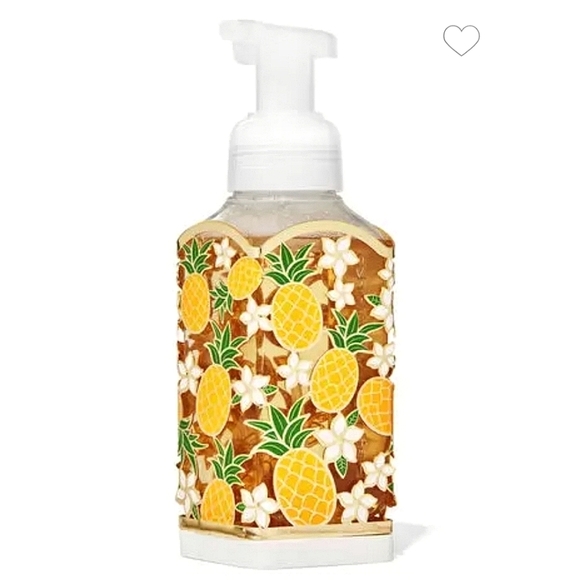 PINEAPPLES & PLUMERIA GENTLE FOAMING HAND SOAP HOLDER by Bath and Body Works - Picture 1 of 1